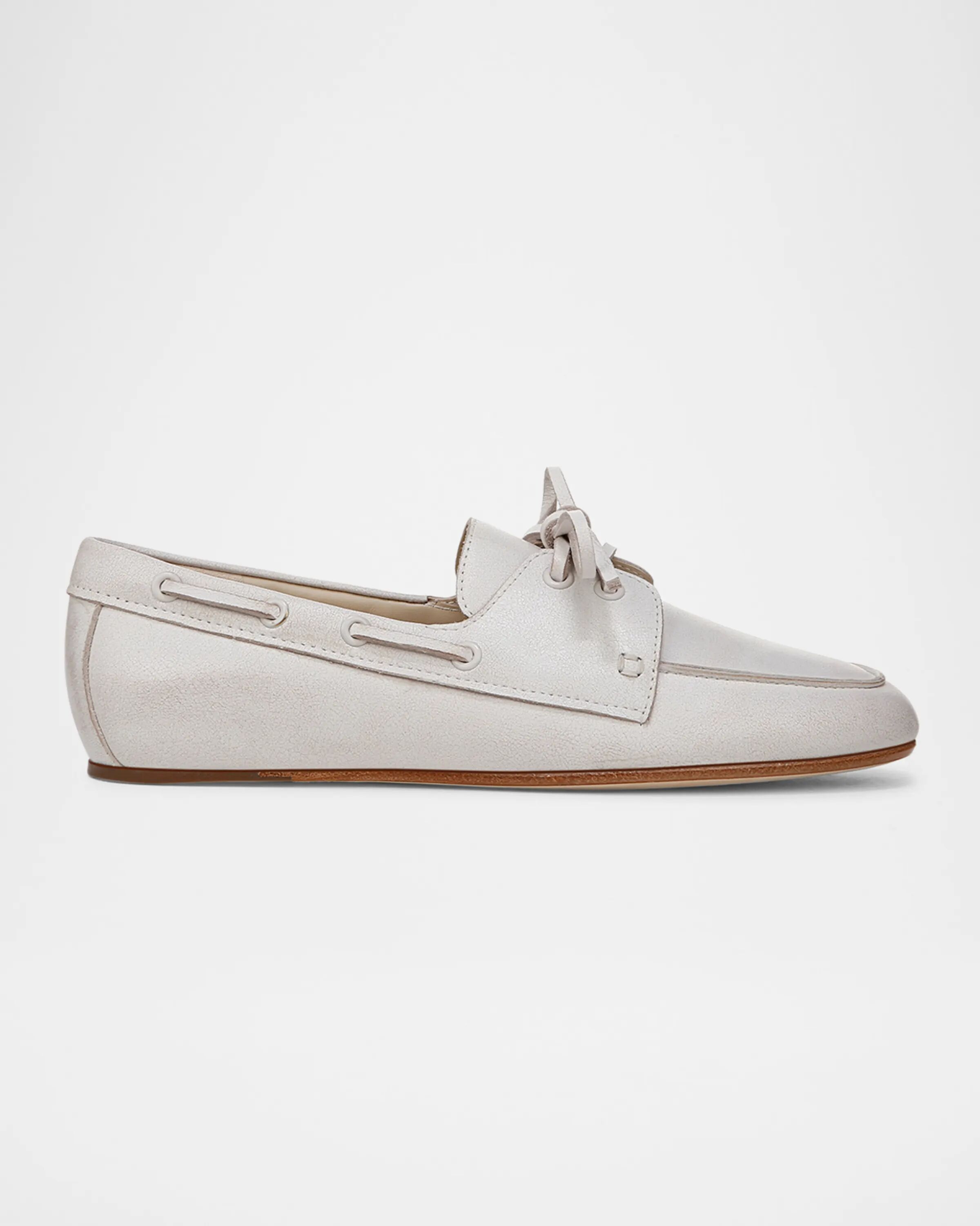 

Кожаные лоферы Marin Vince, цвет Sabbia White Leather