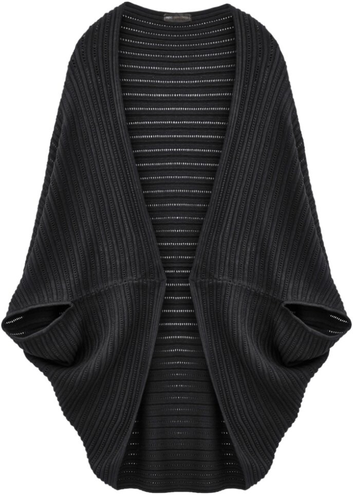 

Пончо тонкой вязки Bpc Bonprix Collection, черный