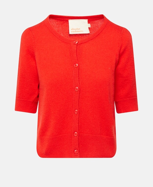 

Кашемировый кардиган Absolut Cashmere, красный