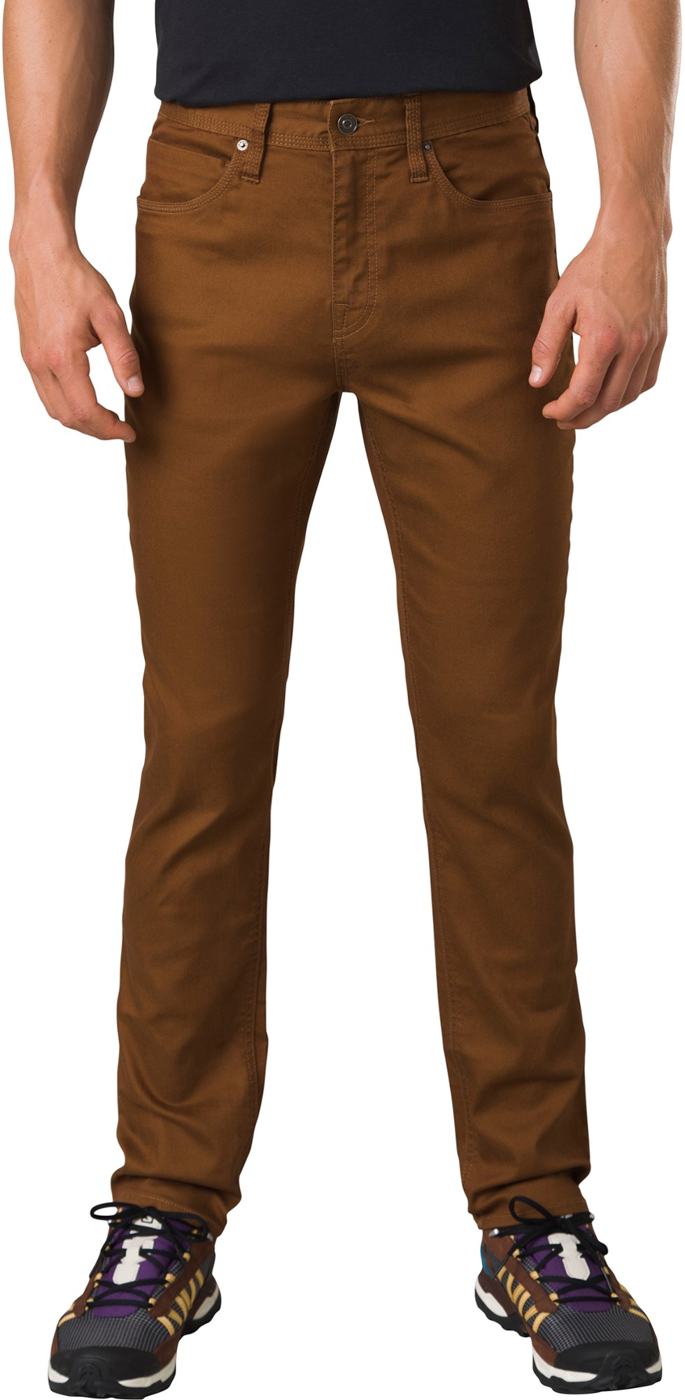 Зауженные зауженные джинсы Bridger - мужские prAna, коричневый