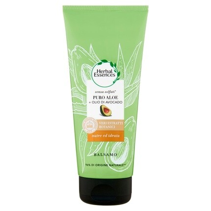 

Herbal Essences Безсульфатный бальзам с чистым алоэ + маслом авокадо 180мл Бальзам + масло
