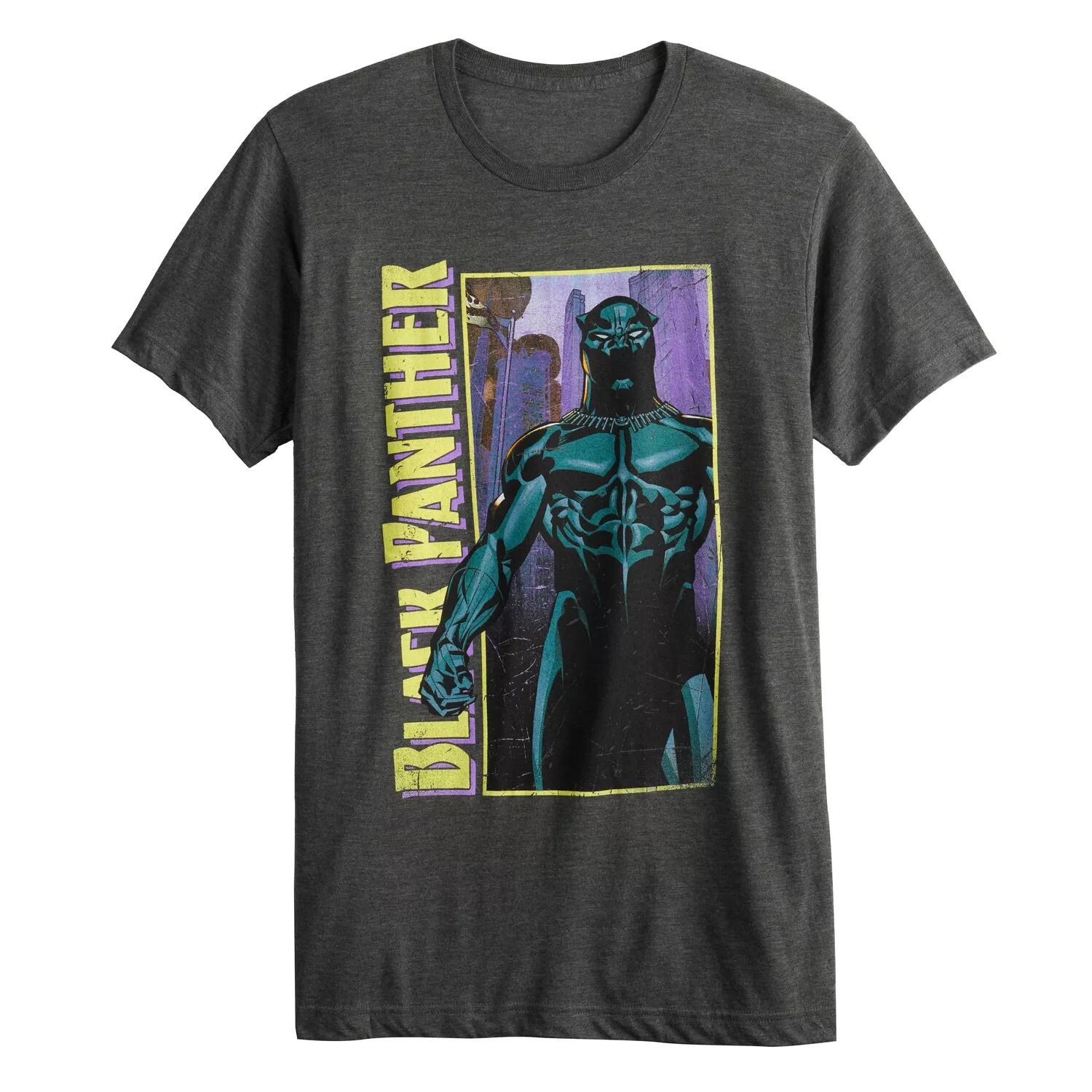 

Мужская гибкая футболка Marvel Black Panther Licensed Character