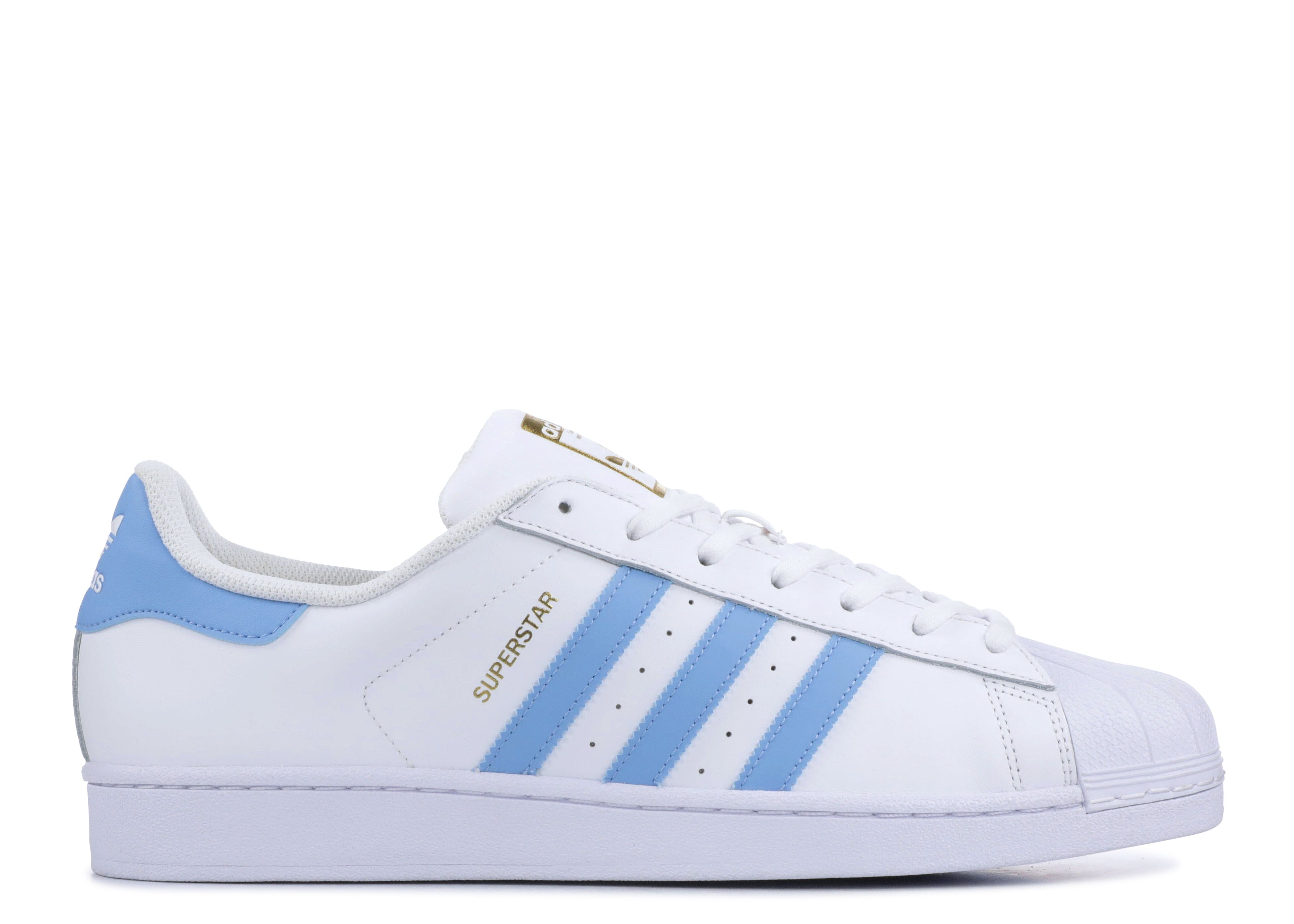 

Кроссовки adidas Superstar Foundation 'White Light Blue', синий, Синий;серый