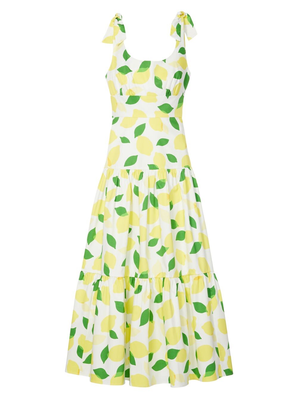 

Ярусное платье макси Lemon Toss kate spade new york, кремовый