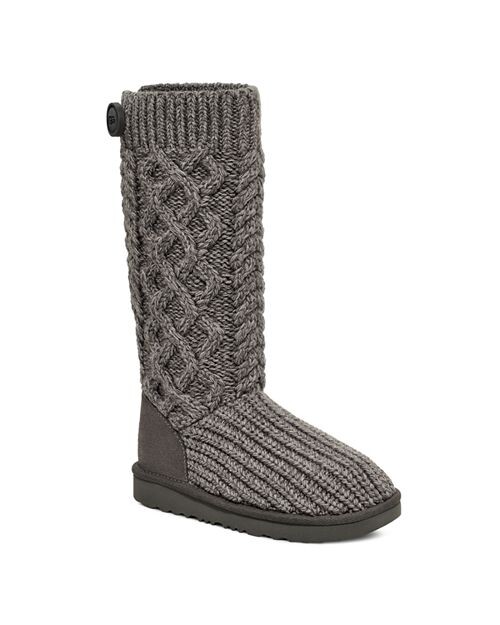 

Классические вязаные ботинки унисекс Cardi - Little Kid, Big Kid UGG, цвет Gray