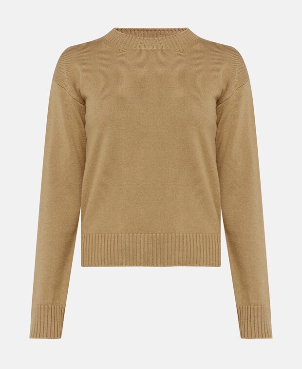 

Шерстяной джемпер Max Mara Leisure, кэмел