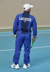 Теплый спортивный костюм Lacoste Sport, темно-синий толстовка lacoste sport zip up темно синий