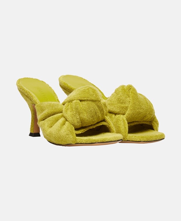 

Босоножки на каблуке JW Anderson, лаймовый