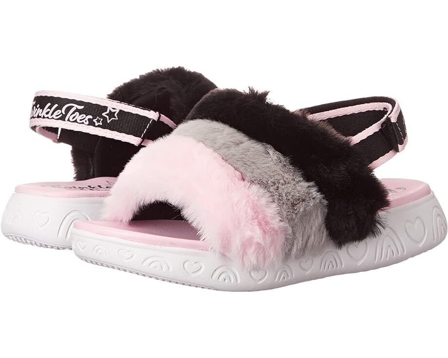 

Сандалии Skechers Twinkle Toes - Rainbow Shines 314883N, цвет Black/White/Pink