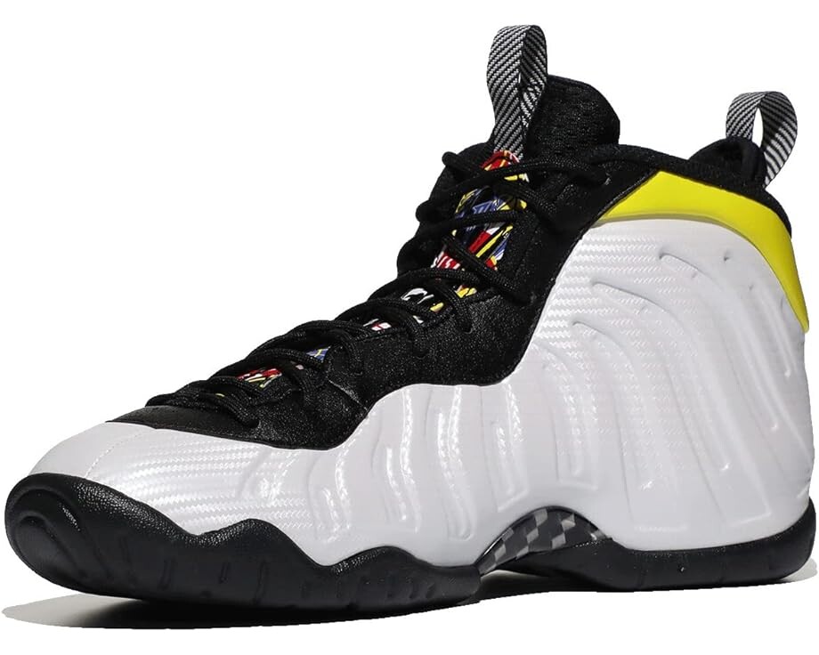 

Кроссовки Nike Little Posite One, цвет White/Multicolor/Black/Game Royal