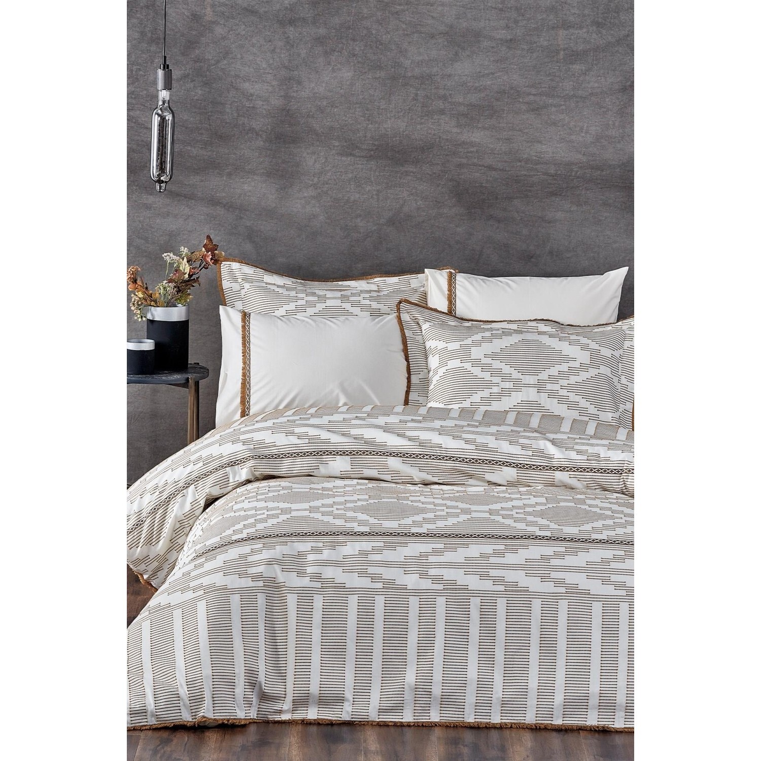 

Ecocotton Colossae Комплект постельного белья 100% органический хлопок Жаккард Желтый 200X220 см