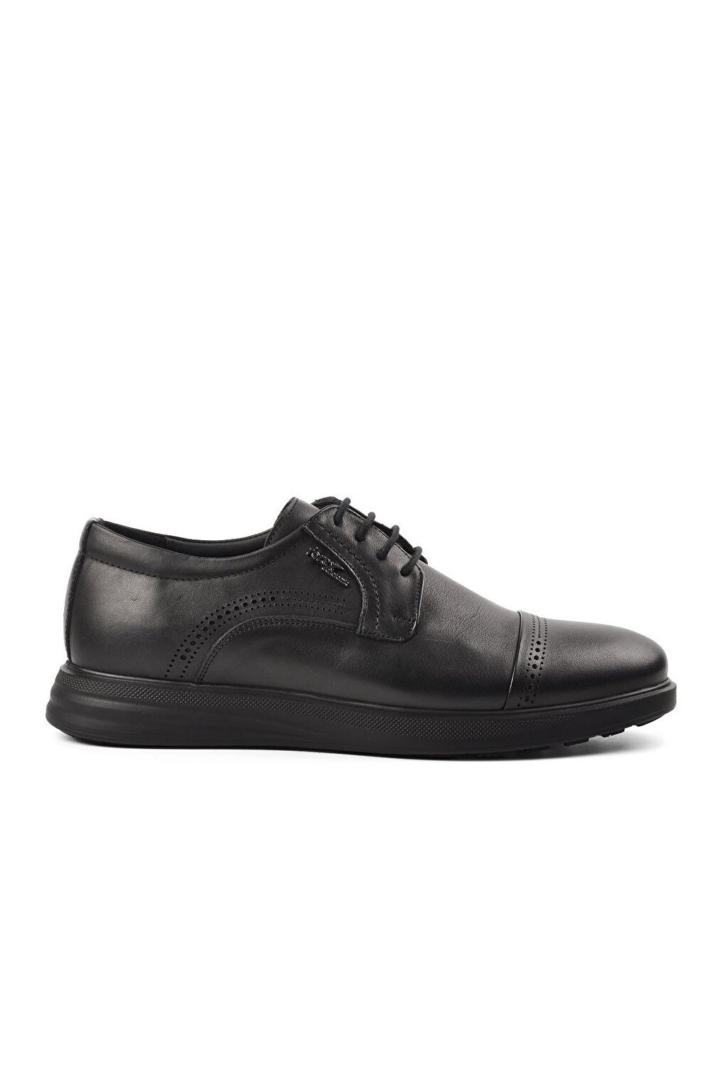 Черные мужские классические туфли из натуральной кожи на шнуровке 2918 Ayakmod