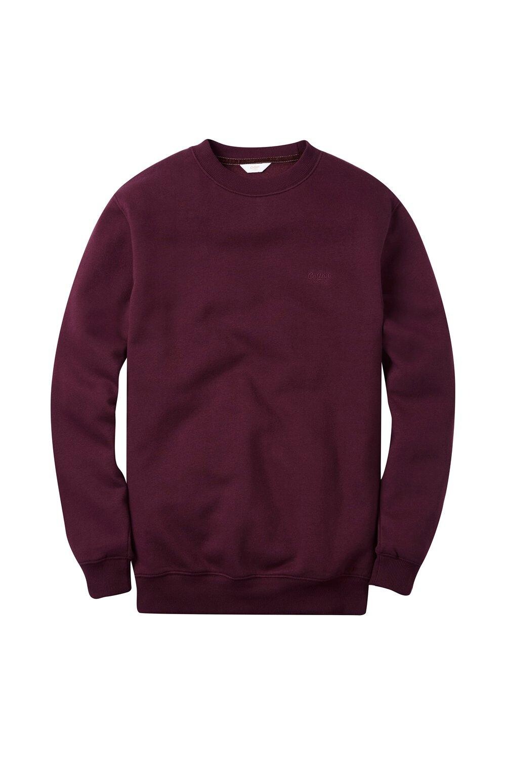 

Толстовка с круглым вырезом Cotton Traders, красный