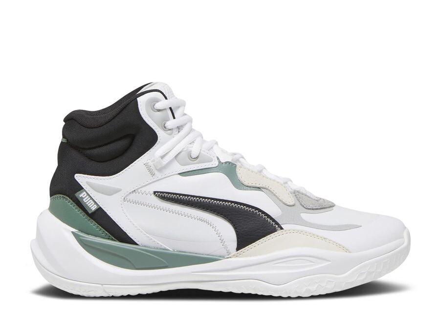 

Кроссовки Puma Playmaker Pro Mid Plus 'Black Ash Grey', белый