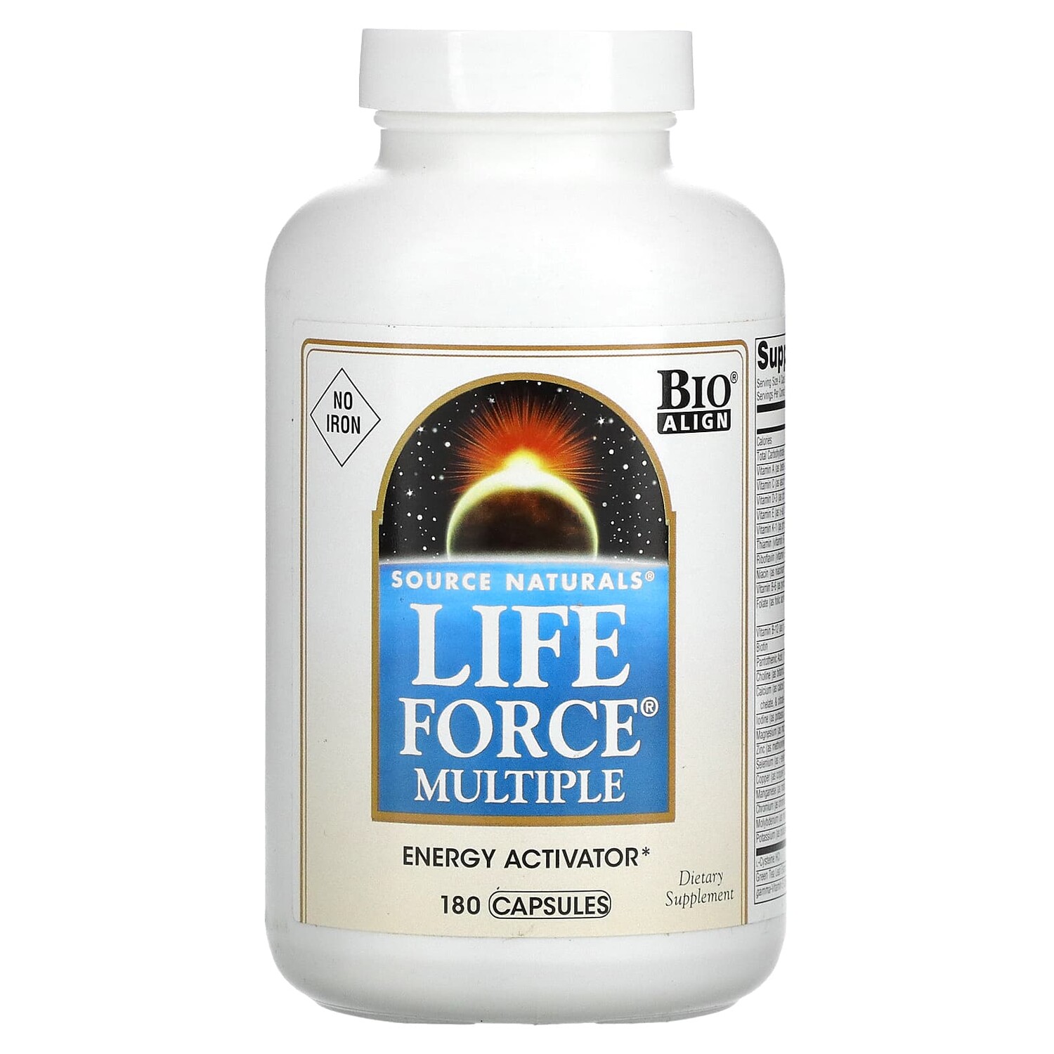 

Life Force Multiple, без железа, 180 капсул, Source Naturals