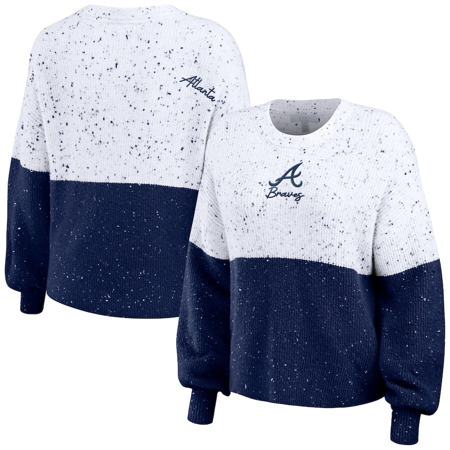 

Свитер WEAR by Erin Andrews Atlanta Braves, белый