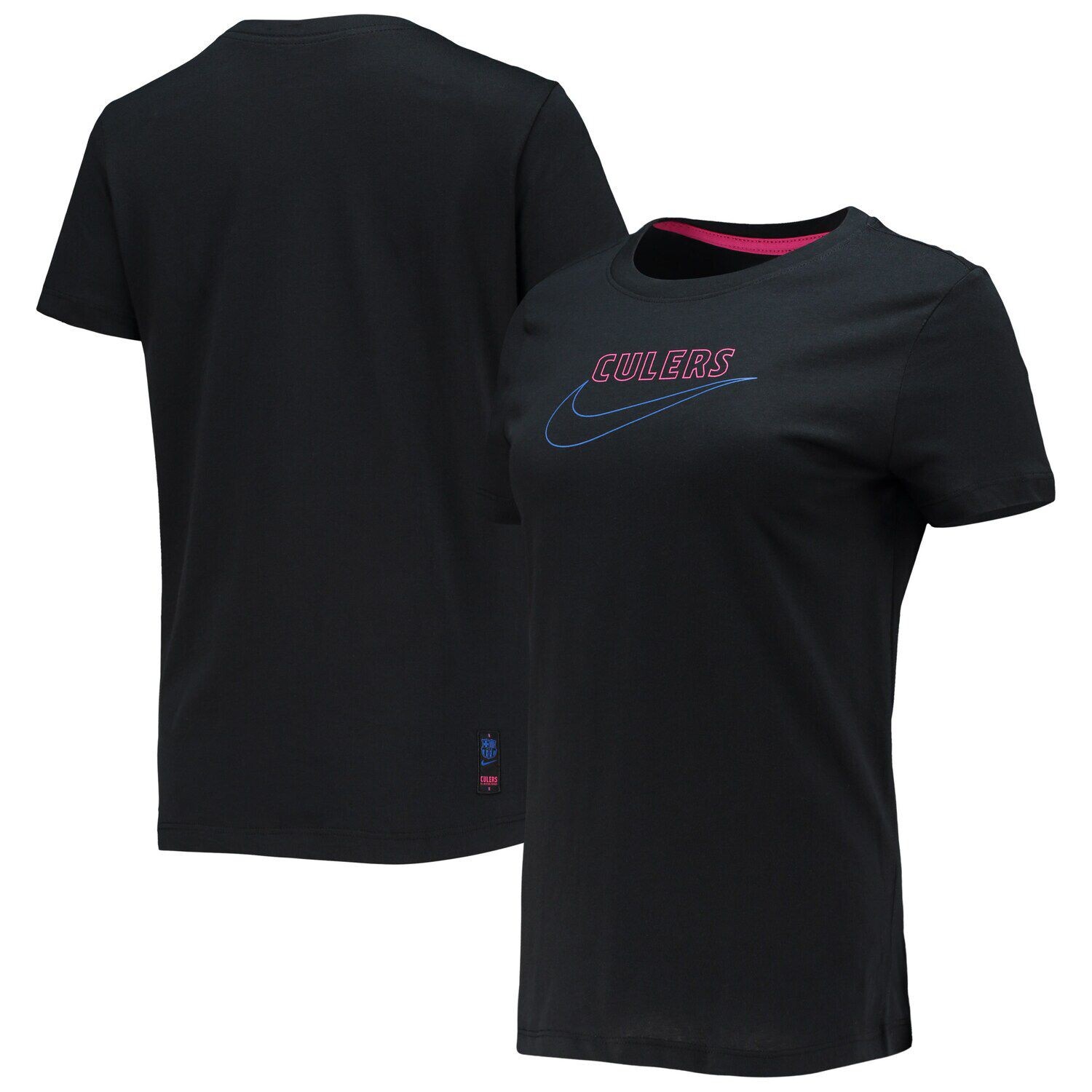 

Женская черная футболка Nike Barcelona Club Nike, Черный