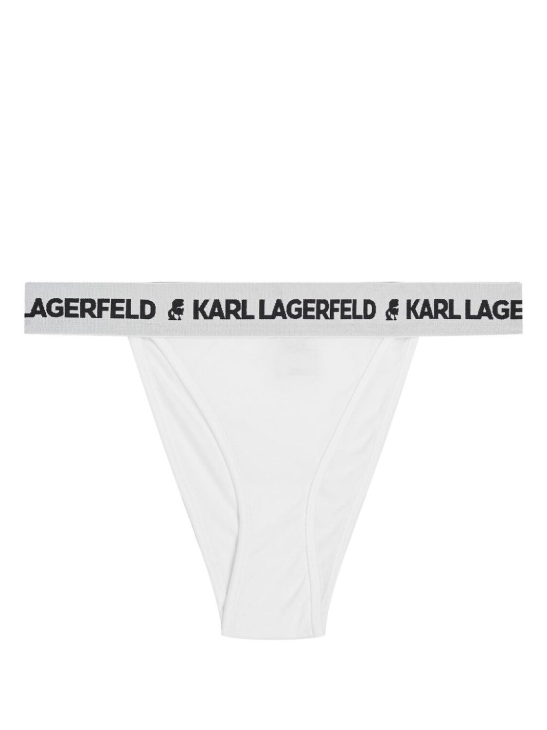 

Karl Lagerfeld трусы-стринги с логотипом, белый