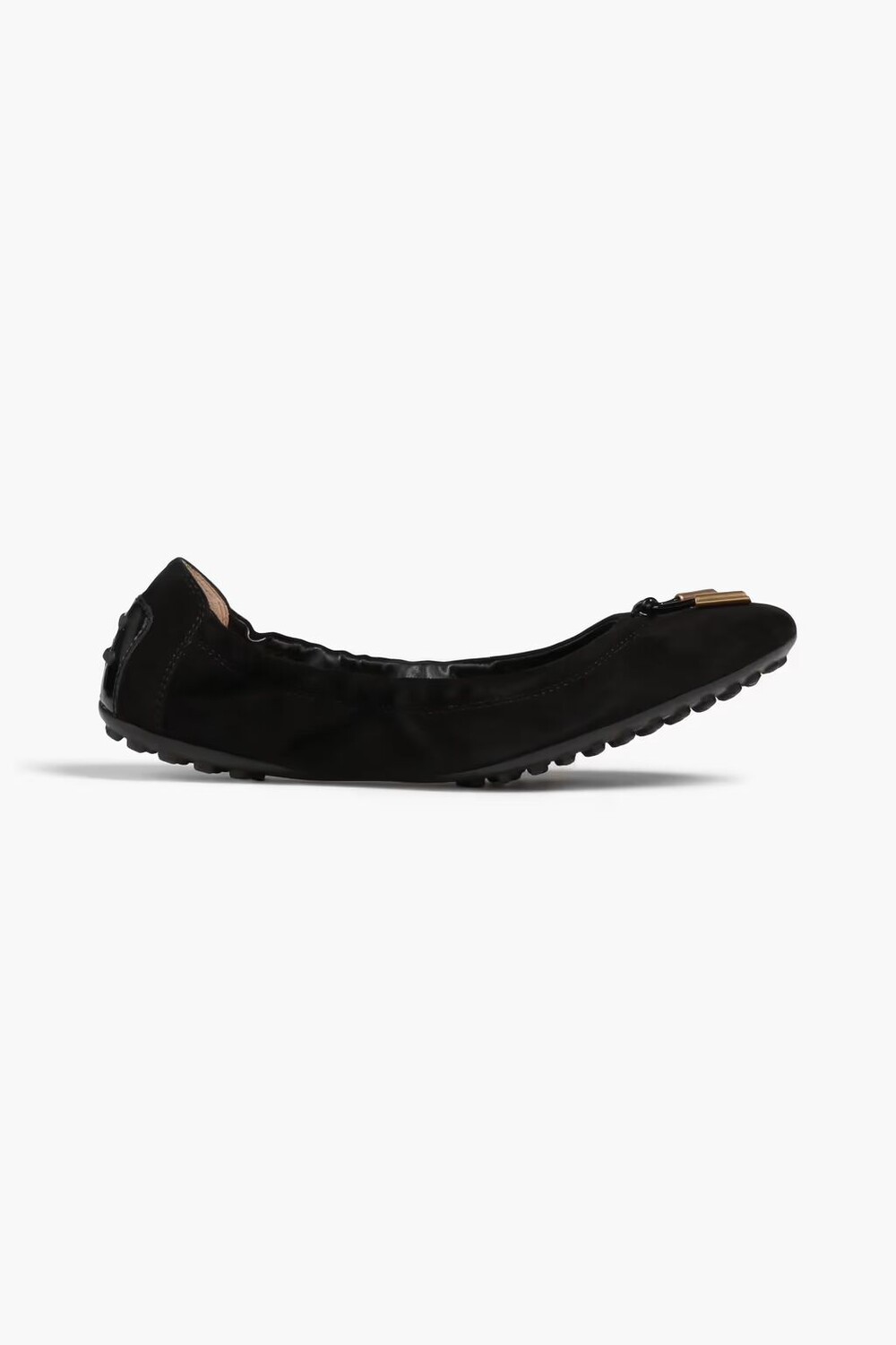 

Замшевые балетки Dee Laccetto Tod'S, черный