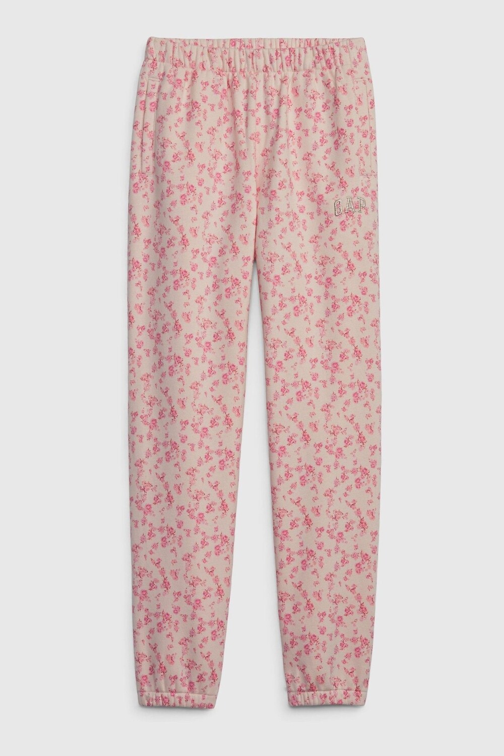 

LoveShackFancy детские джоггеры с цветочным узором Gap, розовый