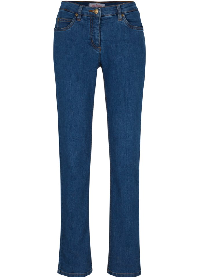 Комфортные эластичные прямые джинсы John Baner Jeanswear, синий niven john straight white male