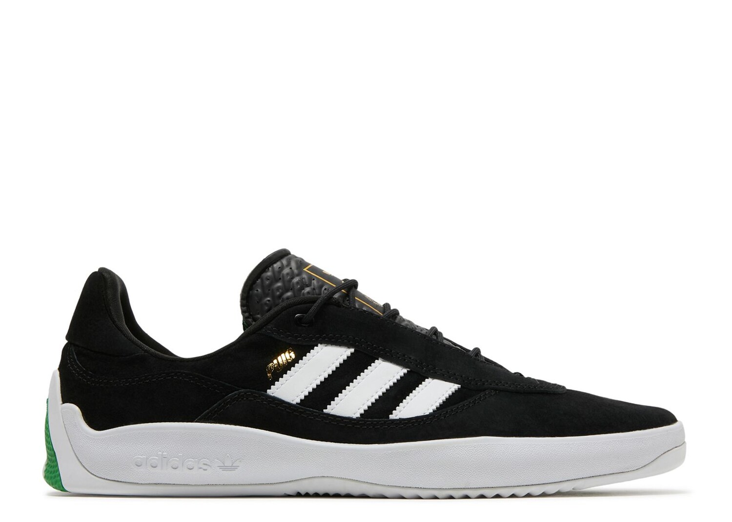 

Кроссовки adidas Puig 'Black Vivid Green', черный