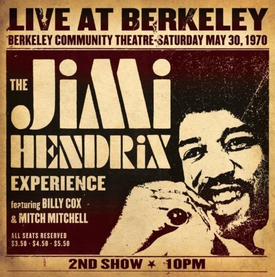 Виниловая пластинка The Jimi Hendrix Experience - Live At Berkeley виниловая пластинка jimi hendrix the berkeley concerts 180g usa