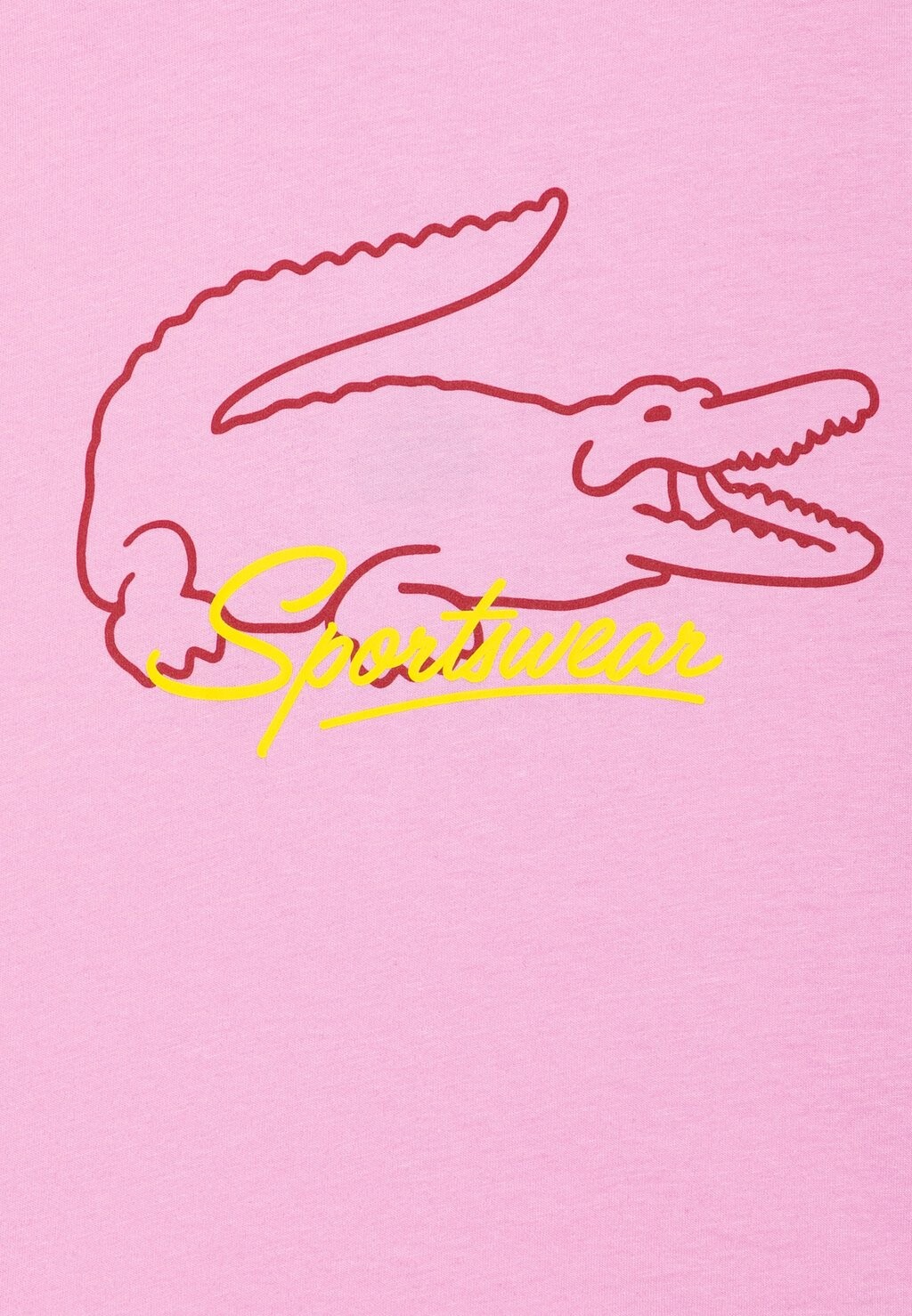 

Футболка с принтом Tee French Iconics Unisex Lacoste, джелато/разноцветная