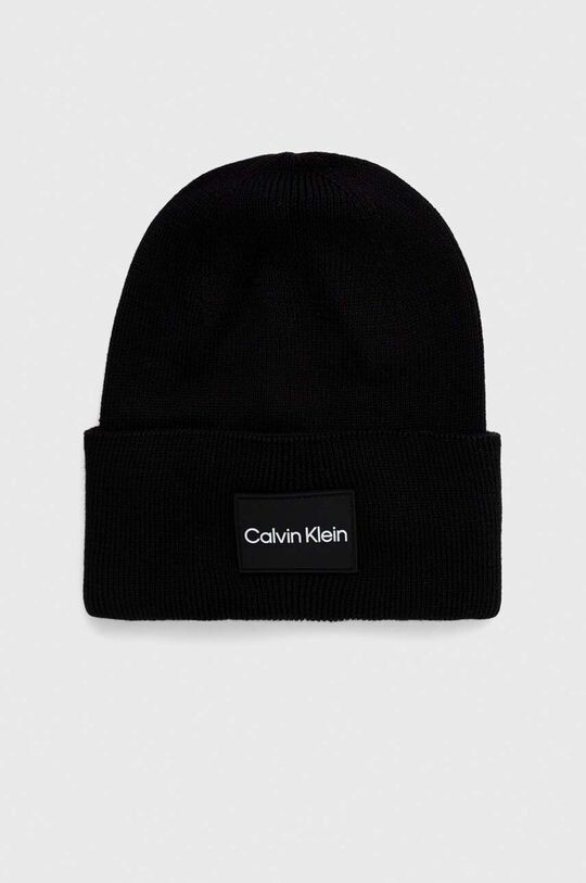 

Хлопчатобумажная шапка Calvin Klein, черный