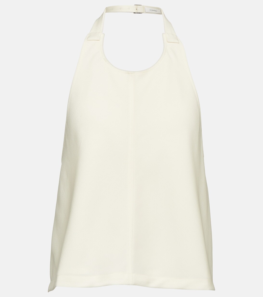 

Шерстяной топ с вырезом халтер WARDROBE.NYC, белый