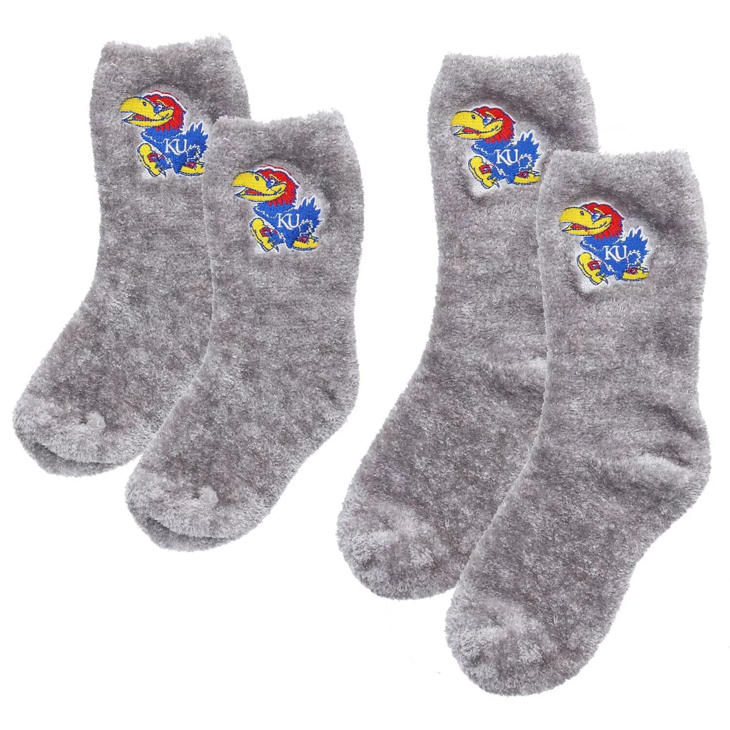 

Пушистые носки ZooZatz Kansas Jayhawks Mommy & Me