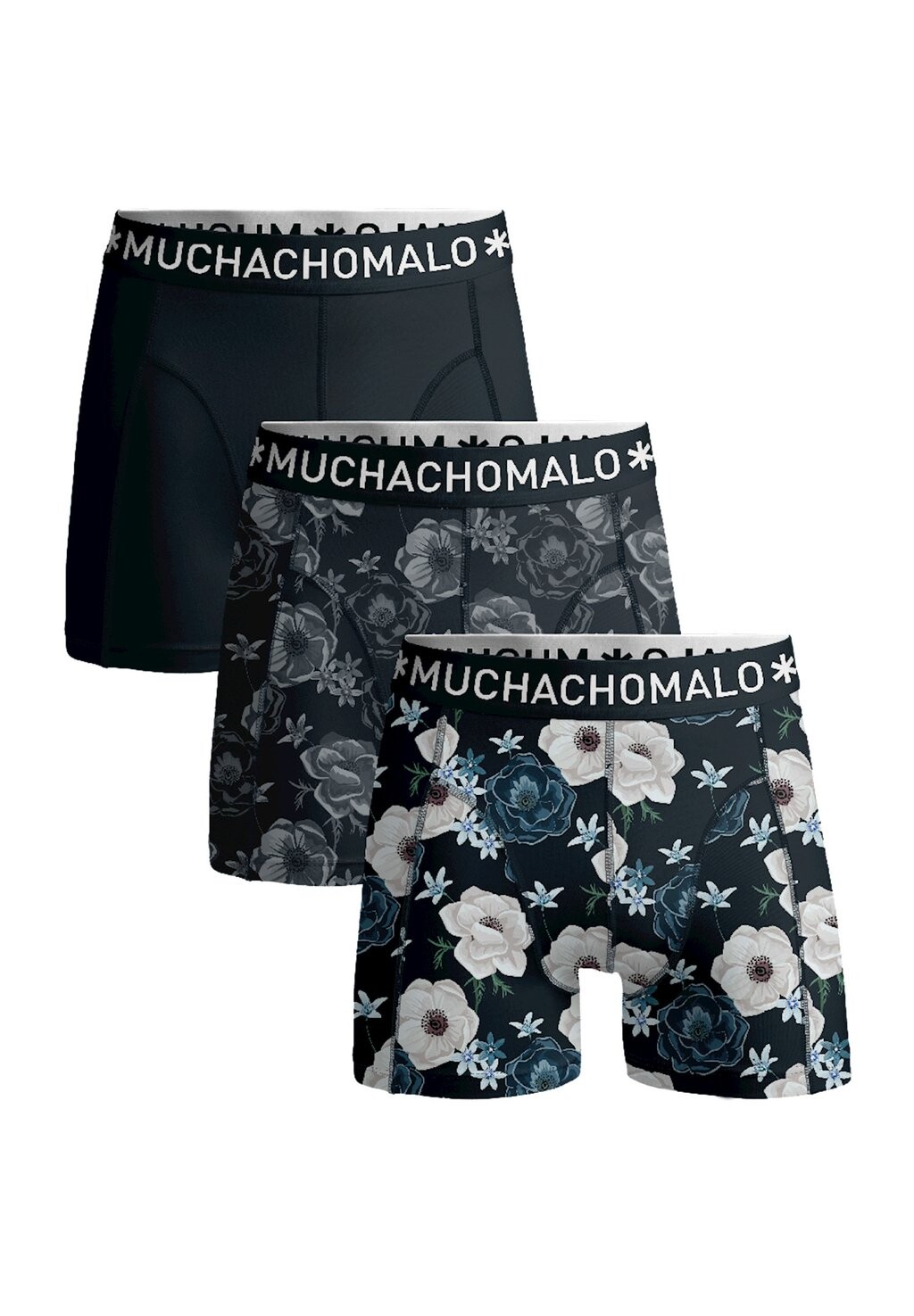 

Брюки 3-PACK SOLID MUCHACHOMALO, черный