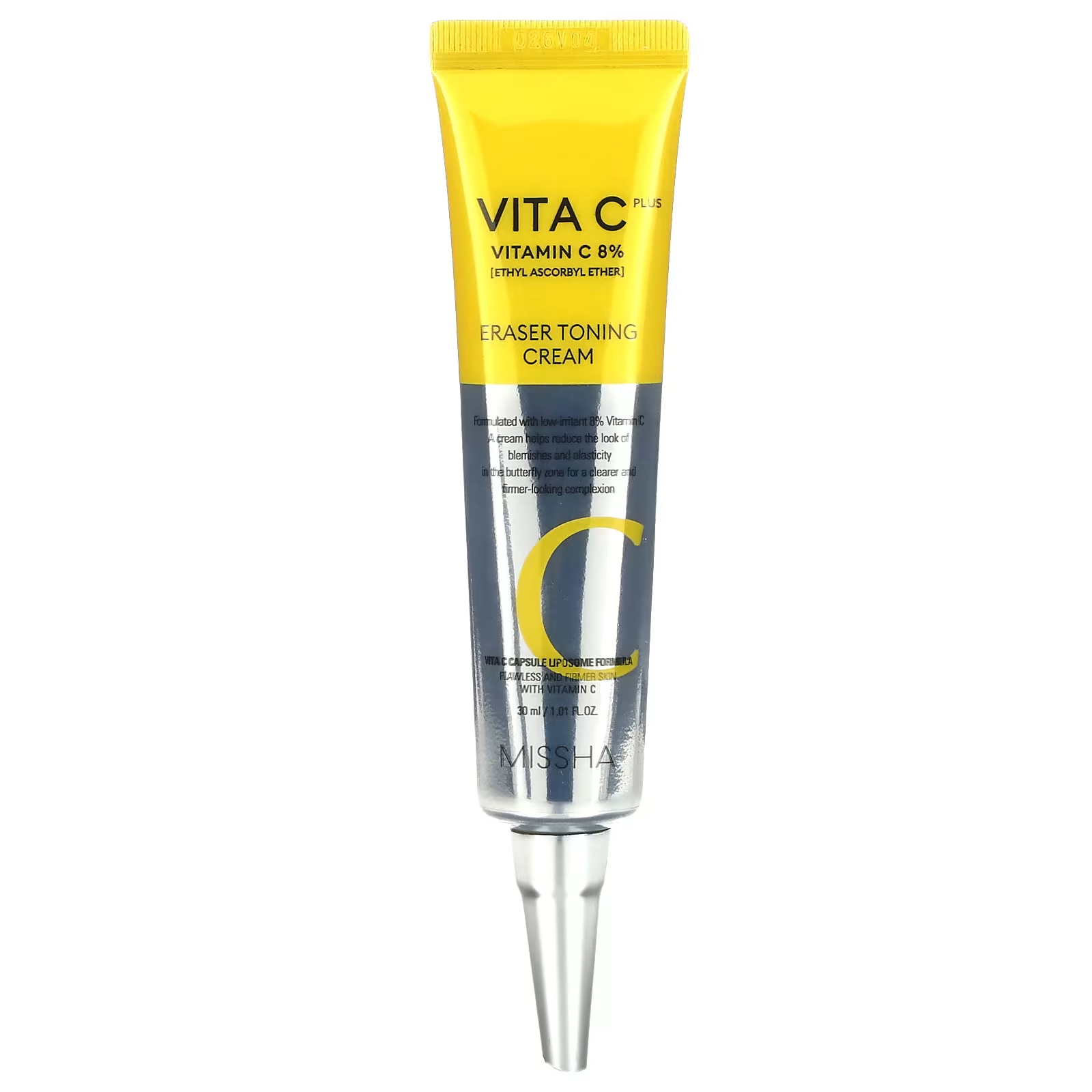 Тонизирующий крем Missha Vita C Plus, 30 мл. крем ластик для лица missha vita c plus eraser toning cream 30 мл