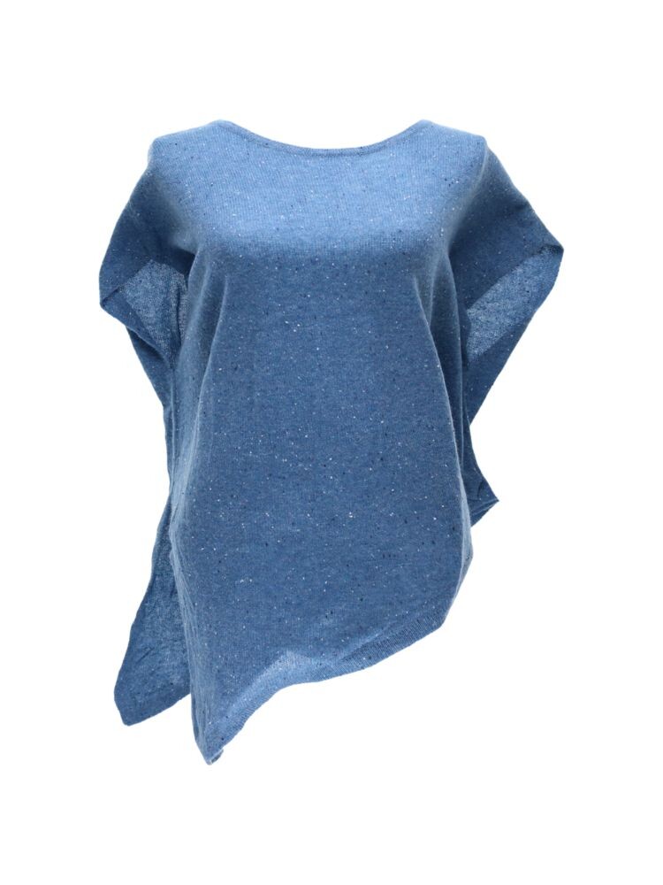 

Кашемировый асимметричный свитер Fraas, цвет Memphis Blue