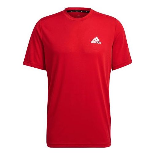 Футболка Adidas Aeroready Designed to Move Feelready Sport Tee 'Red', красный легинсы adidas designed to move 7 8 sport размер s int черный