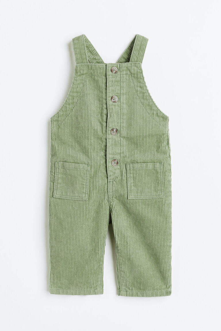 

Вельветовый комбинезон H&M, зеленый