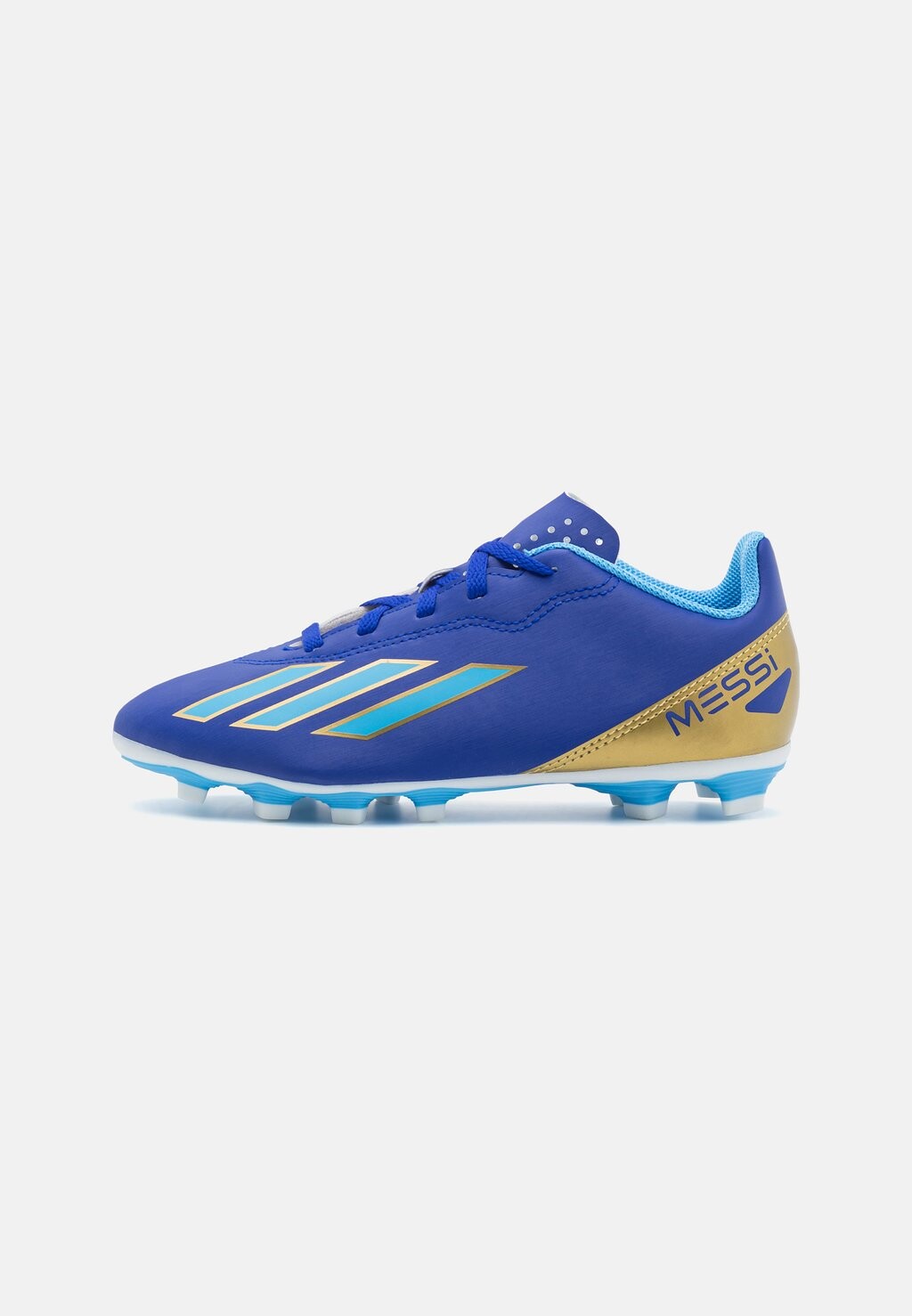 Футбольные бутсы с шипами X CRAZYFAST CLUB FXG MESSI UNISEX adidas Performance, цвет lucid blue/blue burst/footwear white футбольные бутсы multi cam crazyfast league tf messi unisex adidas performance цвет lucid blue blue burst footwear white