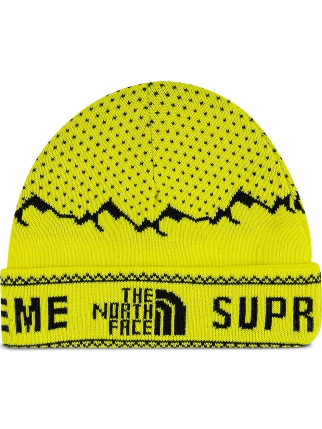

Supreme шапка бини TNF, желтый
