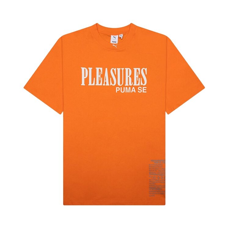

Футболка Puma x Pleasures Typo 'Orange Glo', оранжевый