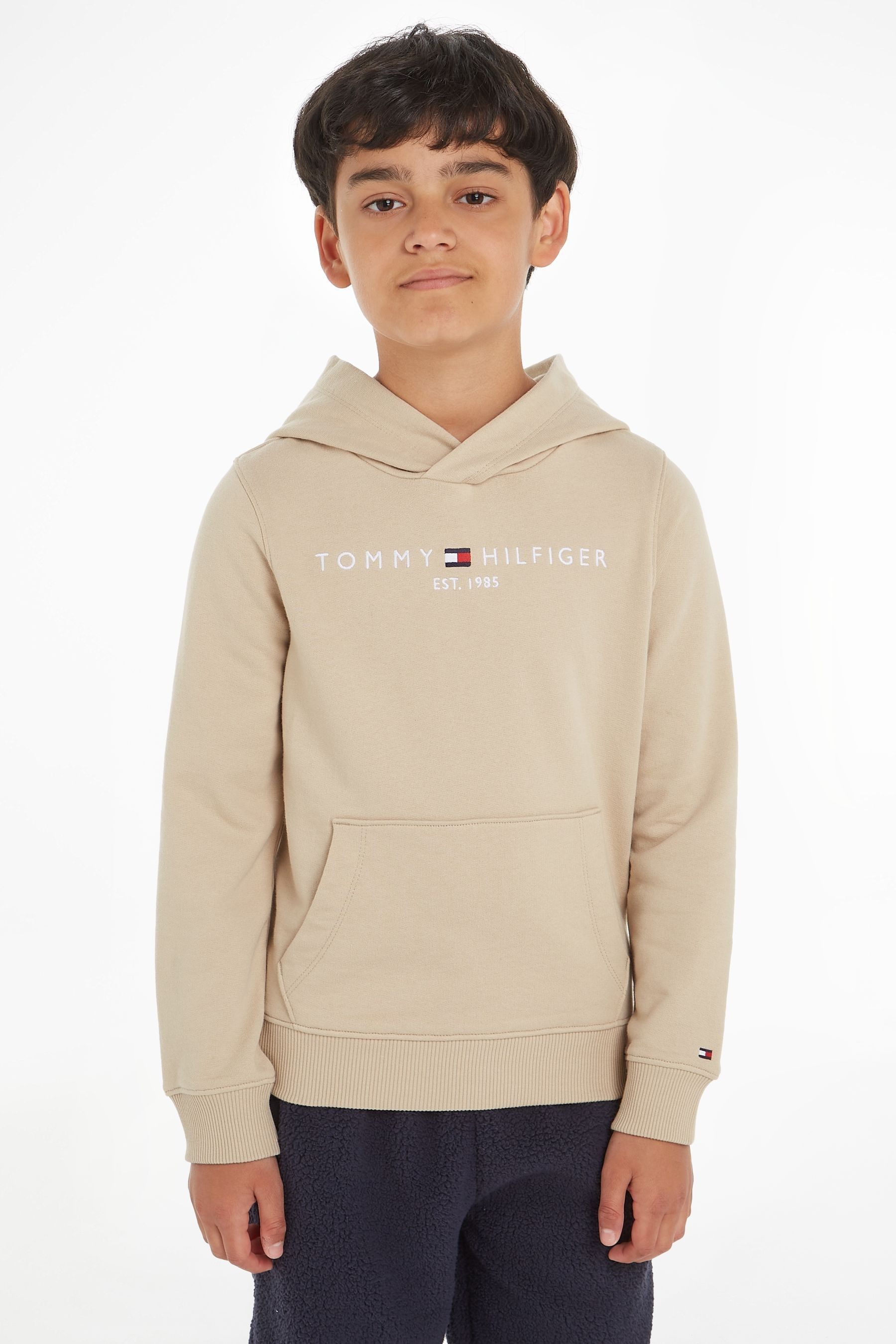 

Основная толстовка с капюшоном Tommy Hilfiger, бежевый