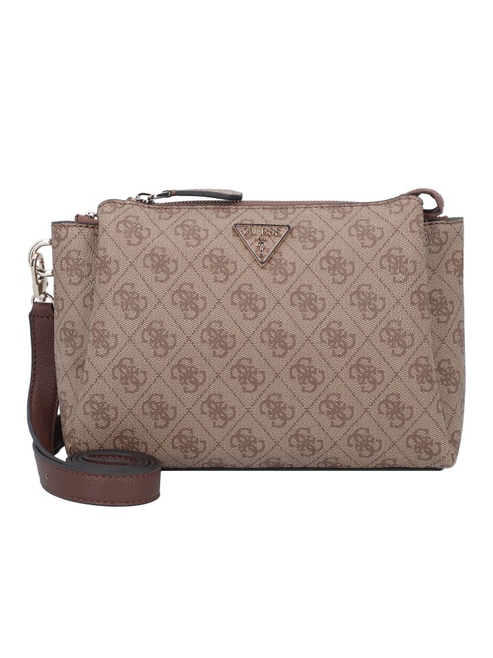

Сумка через плечо Guess 245 cm, цвет latte logo-brown