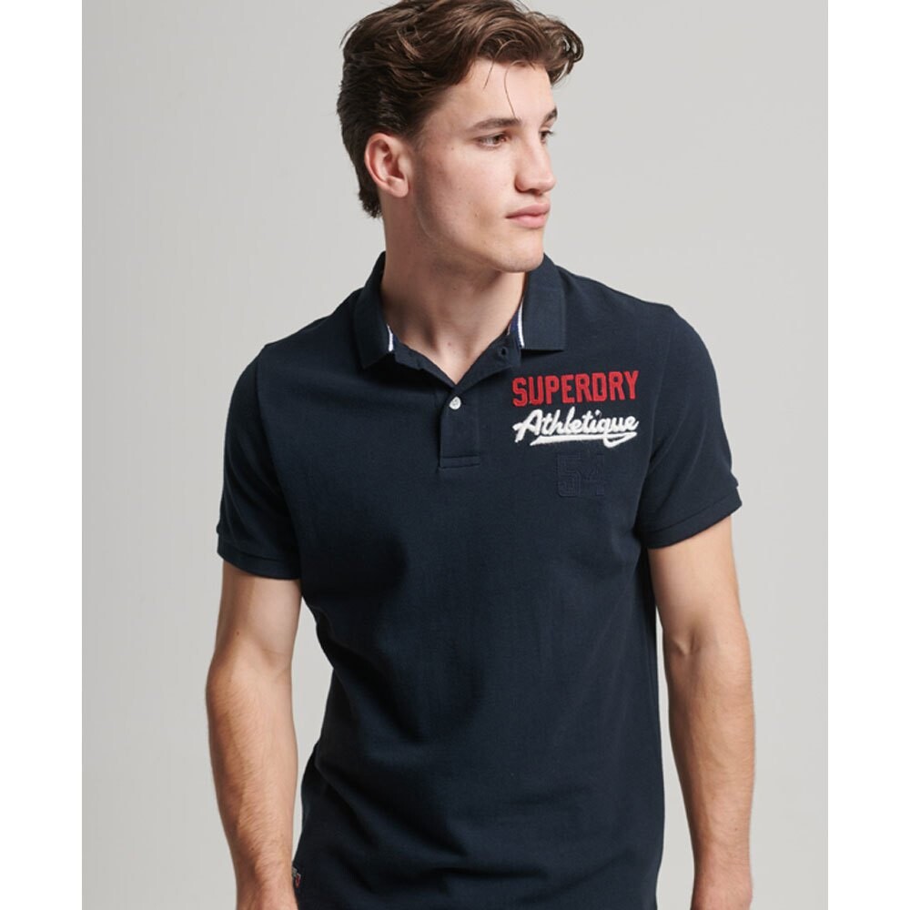 

Поло Superdry Vintage Superstate, черный