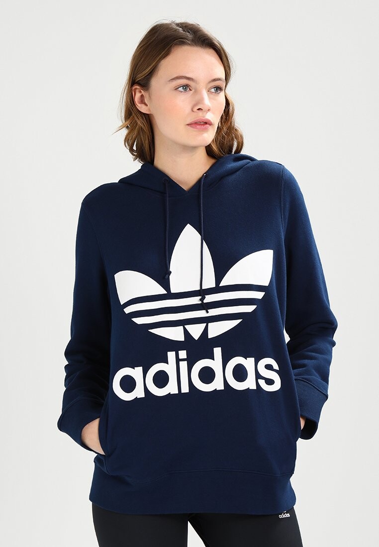 

Толстовка с капюшоном adidas Originals, темно-синий