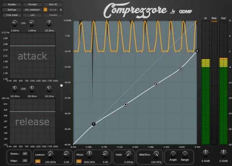 

Плагин компрессора DDMF Comprezzore
