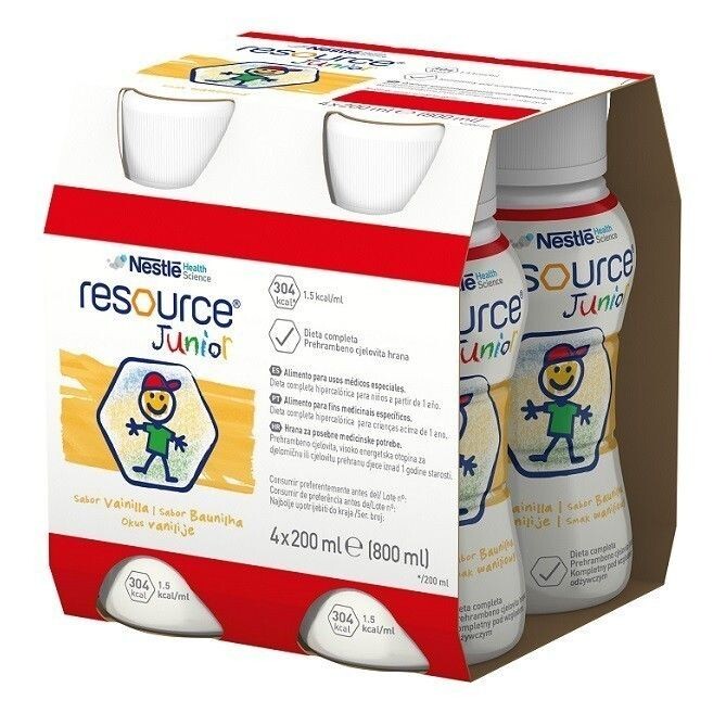 

Resource Junior Smak Waniliowy лечебное питание, 200 ml