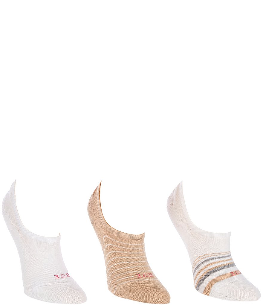 Носки HUE Perfect Sneaker Liner, 3 пары нейтральных носков, бежевый