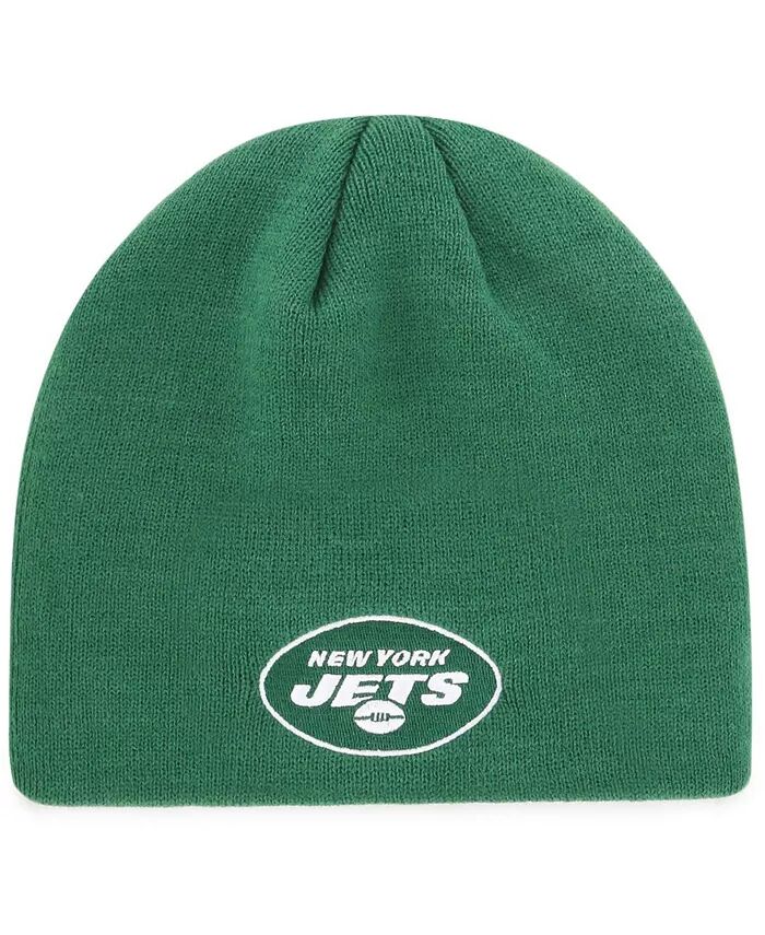 

Мужская зеленая вязаная шапка с логотипом New York Jets Primary '47 Brand, зеленый