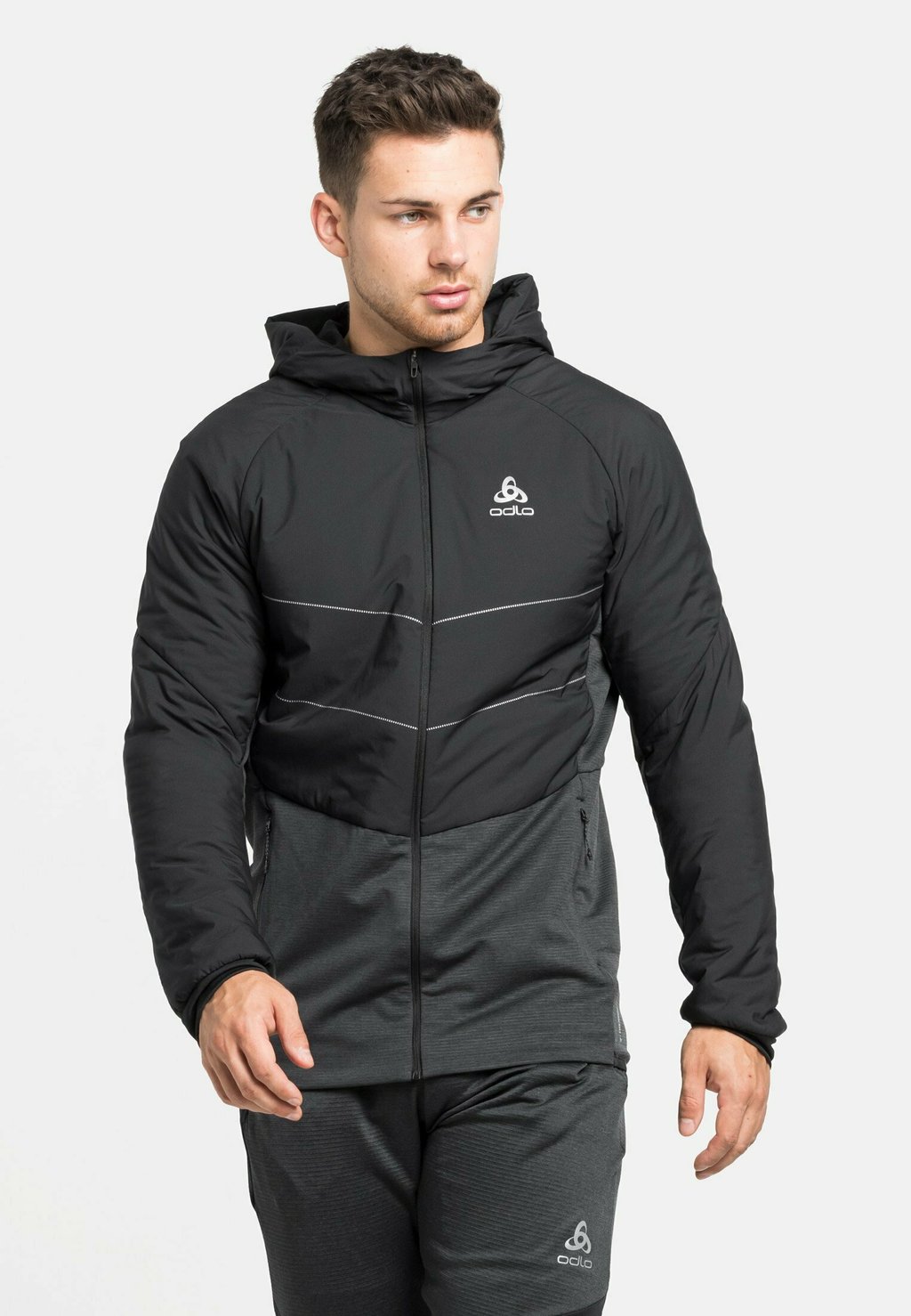 Куртка для бега RUN EASY S-THERMIC ODLO, цвет black