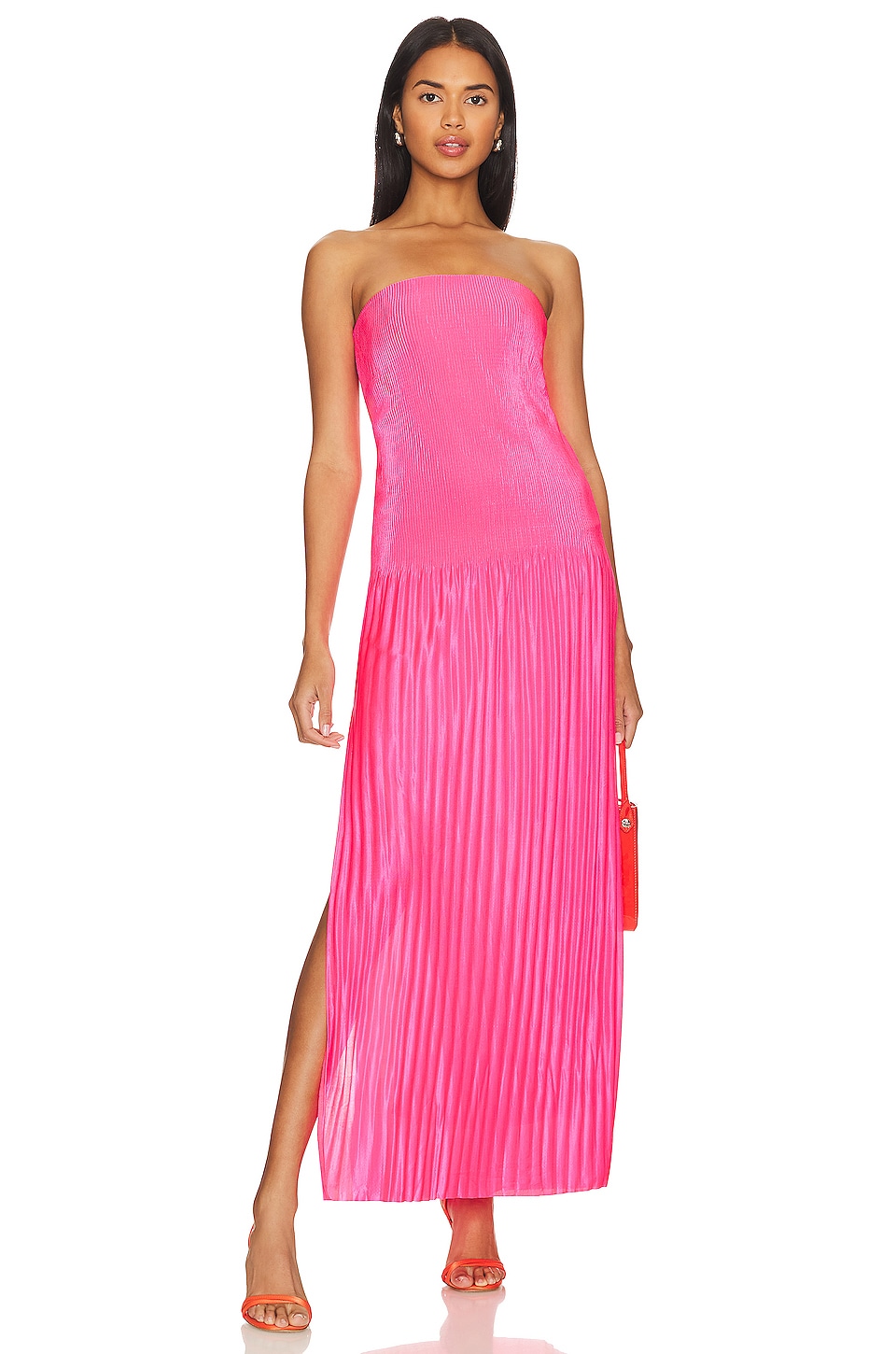 Платье макси NBD Anita, цвет Bright Pink платье макси nbd tilly цвет pink ombre