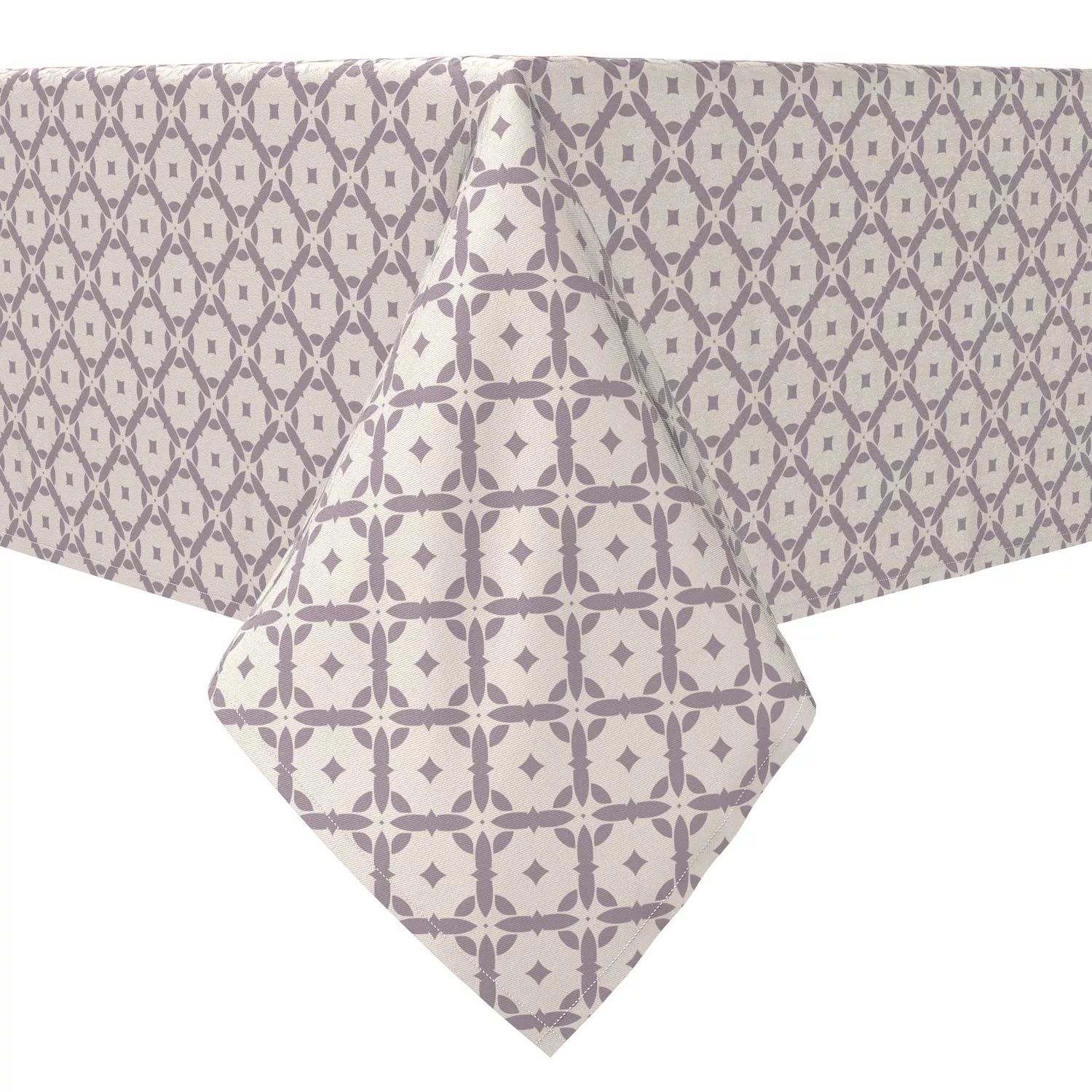 Прямоугольная скатерть, 100% хлопок, декоративная мозаика скатерть мозаика прямоугольная 160x135 см цвет серый